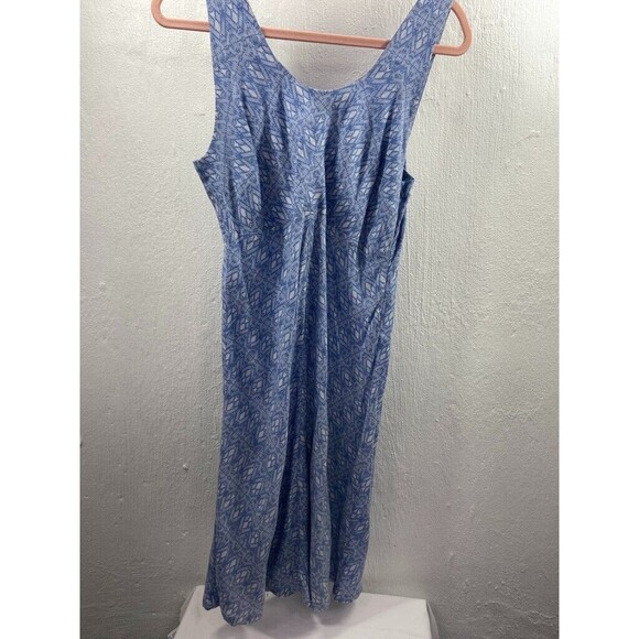 AVENTURA WOMENS MED SLEEVELESS TANK DRESS BLUE - Picture 2 of 3